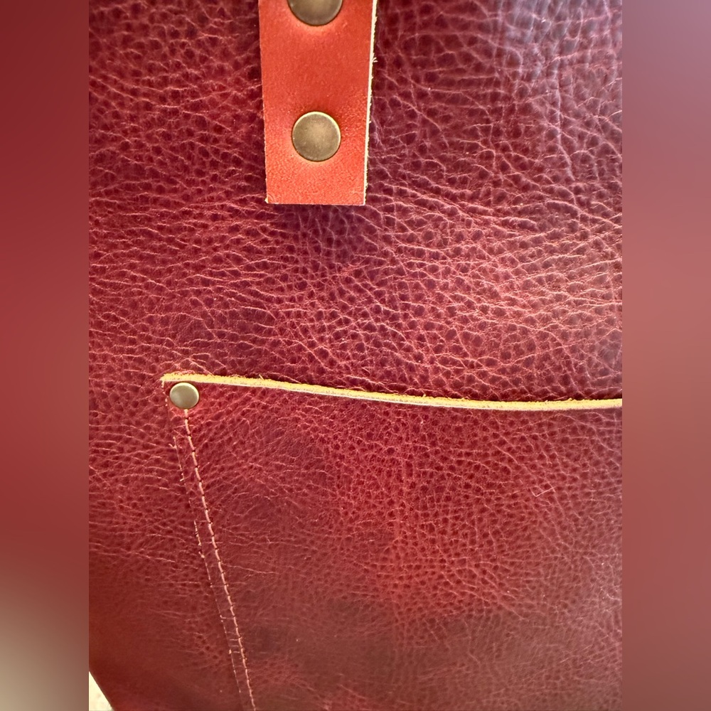 Medium Cinnamon Bear Classic Tote Bag Portland Leather Goods - Picture 6 of 11